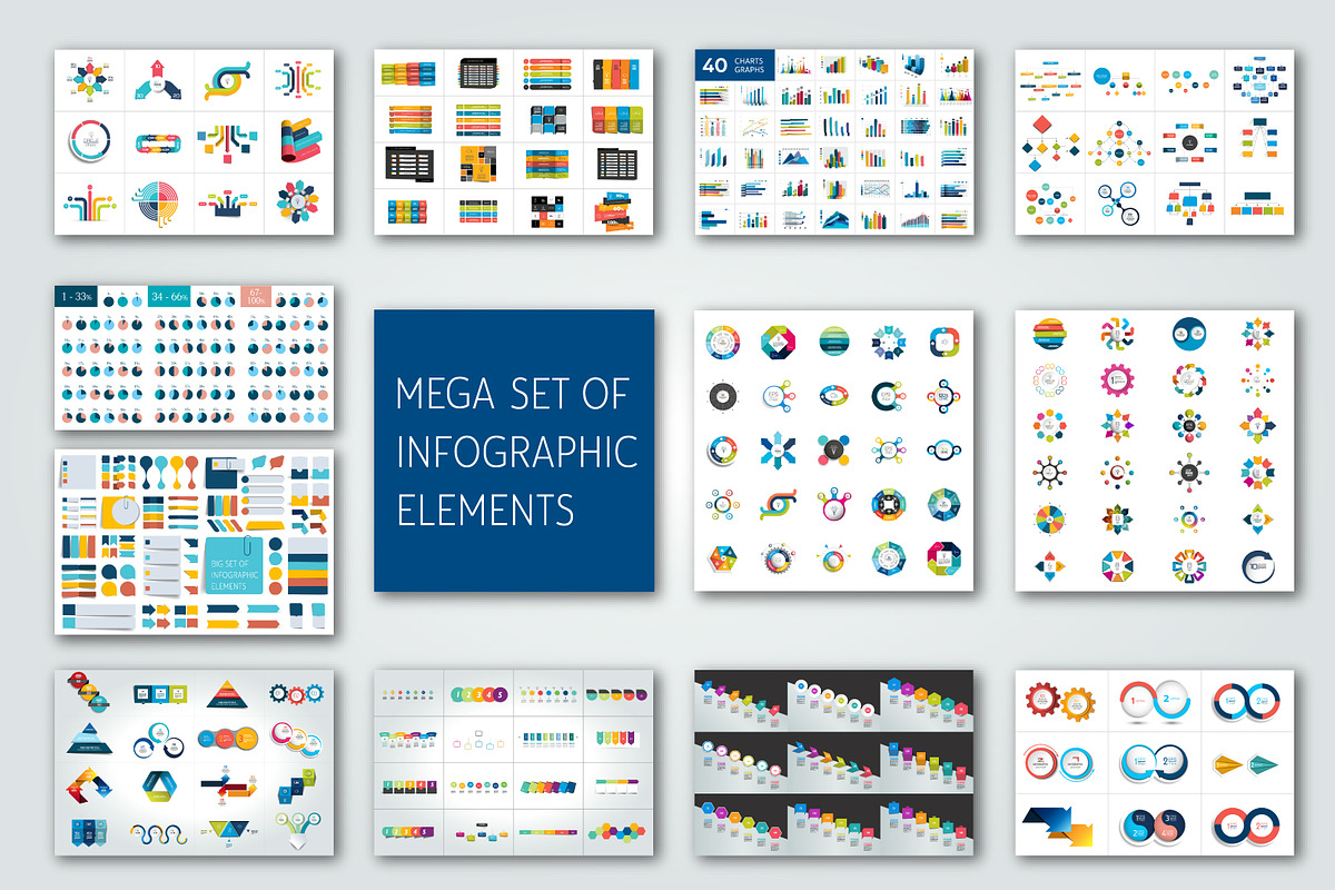 Infographic Mega Bundle in Illustrations - product preview 8