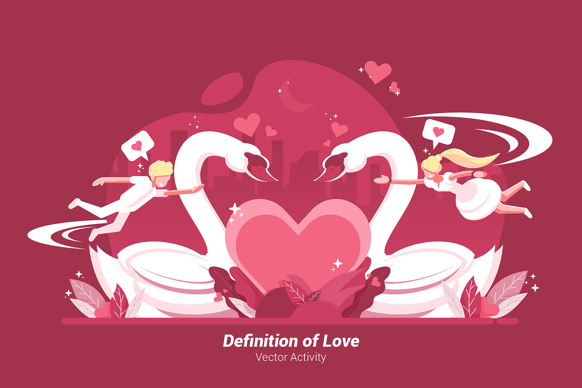 Definition Love -Vector Illustration in Illustrations - product preview 8
