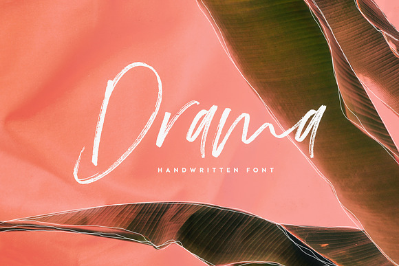 Drama | Script Font in Website Fonts - product preview 8
