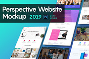 Perspective Website Mockup 2019