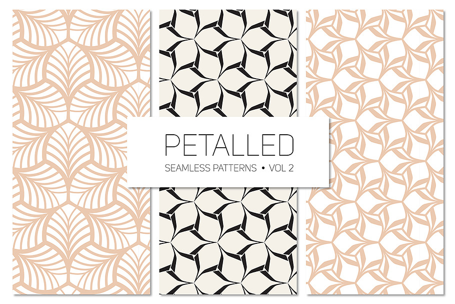 Petalled Seamless Patterns Set 2 in Patterns - product preview 8