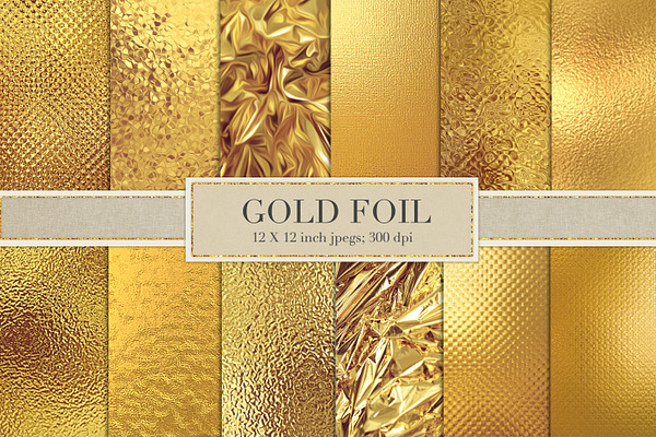Gold foil textures