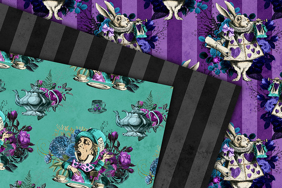 Dark Alice in Wonderland Patterns in Patterns - product preview 2