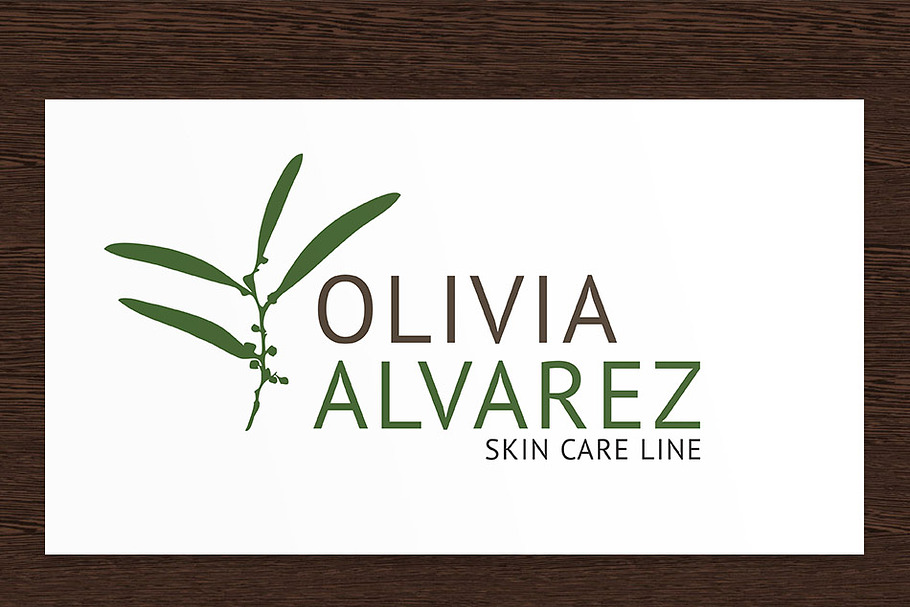 Olivia Alvarez Skin Care Logo - PSD