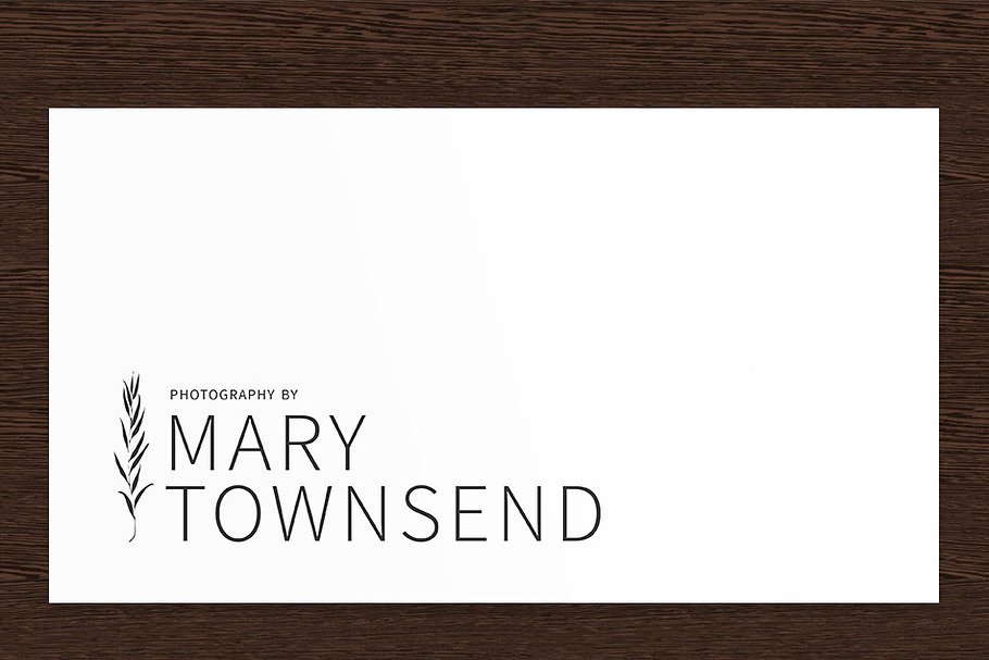 Mary Townsend Photography Logo PSD