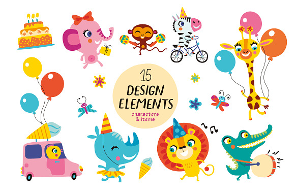 HURRAY! PARTY! in Illustrations - product preview 1