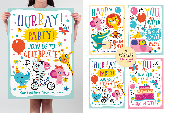 HURRAY! PARTY! in Illustrations - product preview 2