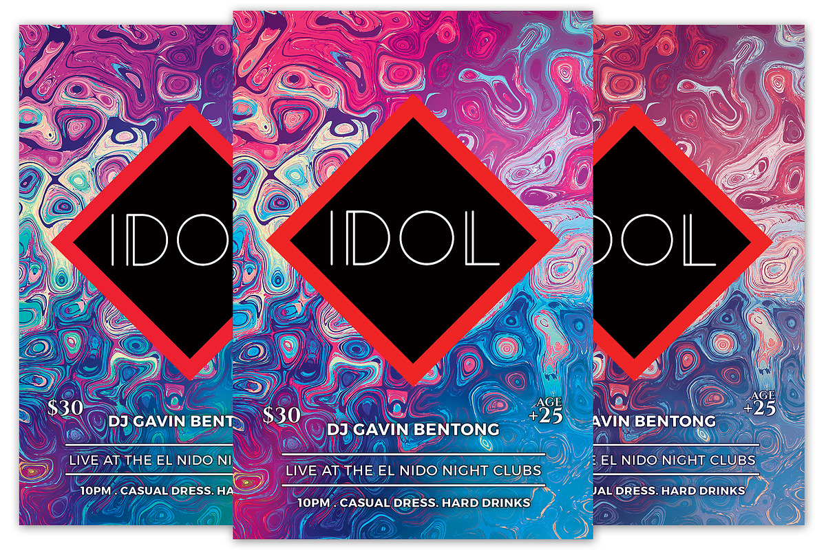 Idol Flyer in Flyer Templates - product preview 8