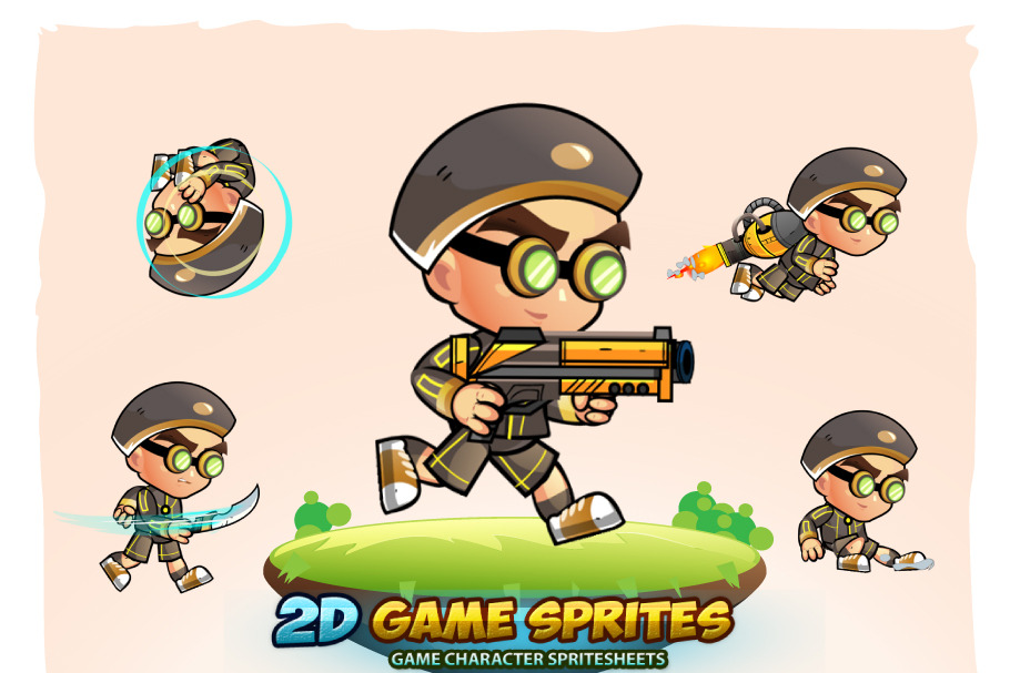 2D Game Character Sprites in Illustrations - product preview 8