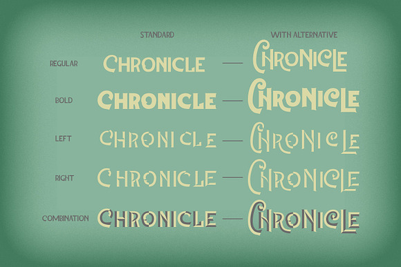 The Chronicle - Layered Typeface in Display Fonts - product preview 5