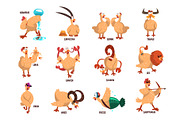 Funny farm chicken showing 12