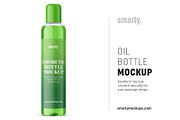 Cosmetic oil bottle mockup