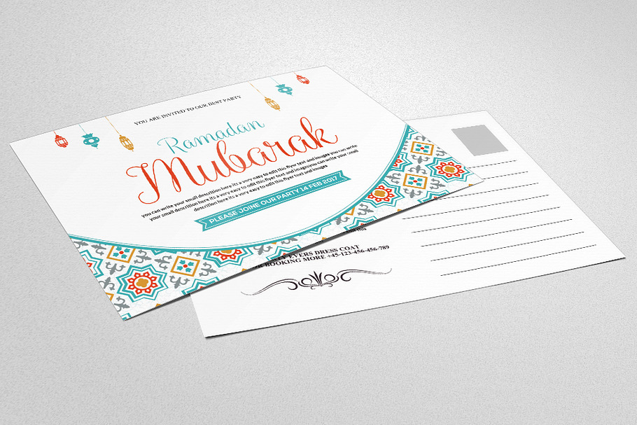Ramadan & Eid Mubarak Greeting Card