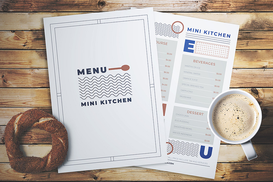 Minimalist Menu in Flyer Templates - product preview 8