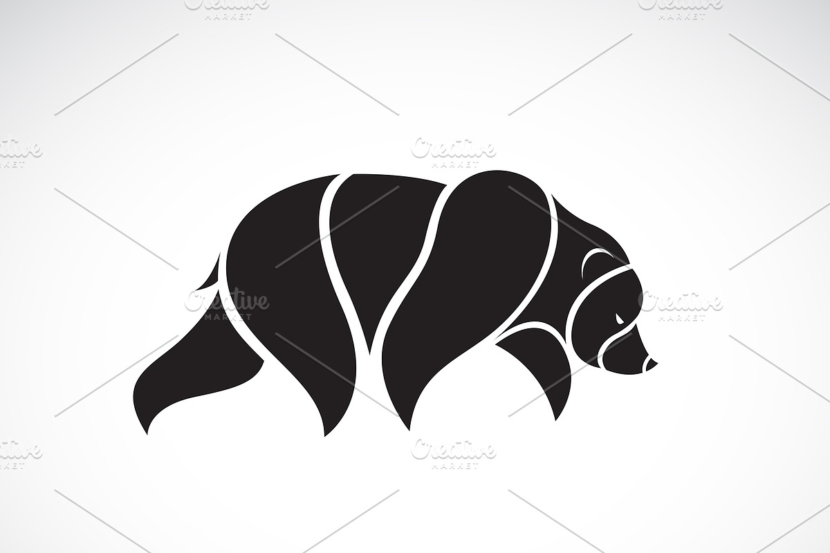 Vector of bear design.Wild Animals. in Icons - product preview 8