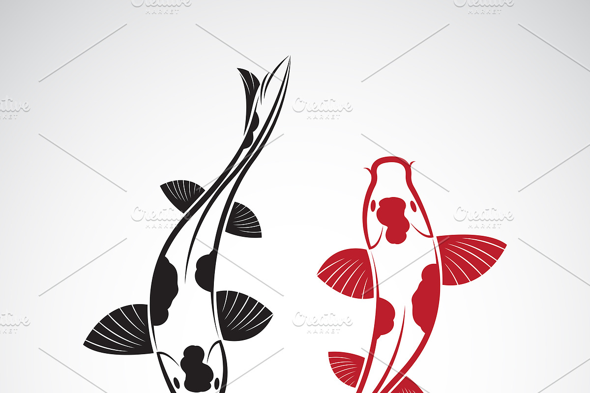 Vector of carp koi fish. Pet Animal. in Icons - product preview 8