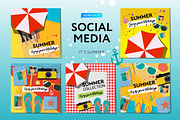Summer Time Social Media Banners