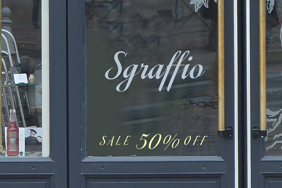 Sgraffio in Script Fonts - product preview 8