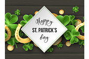 St. Patricks Day greeting holiday