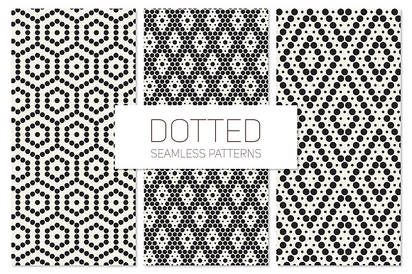 Dotted Seamless Patterns. Set 4 in Patterns - product preview 4