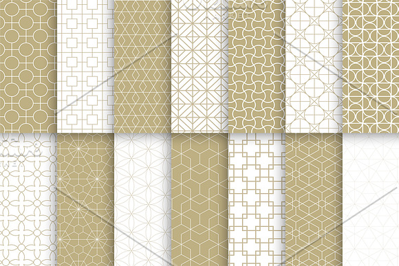 Vector ornamental seamless patterns in Patterns - product preview 2
