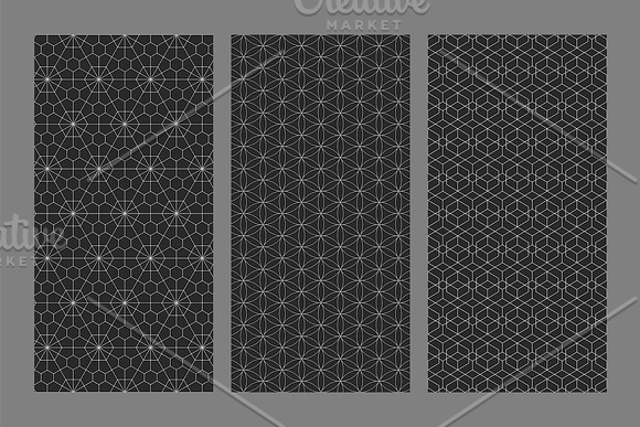 Vector seamless ornamental patterns in Patterns - product preview 6