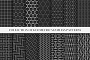Vector geometric seamless patterns