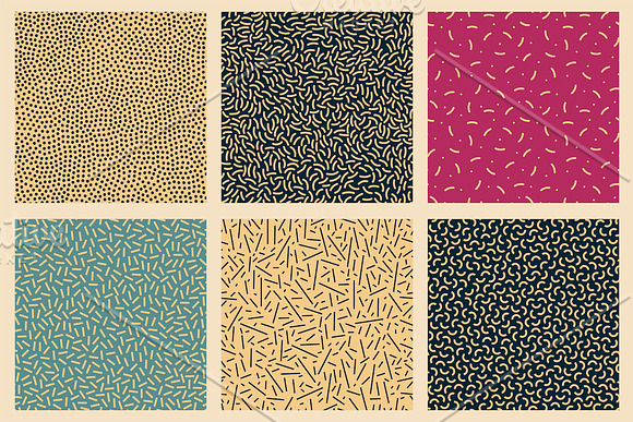 Trendy seamless abstract patterns in Patterns - product preview 8
