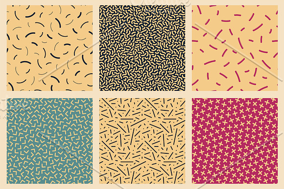 Trendy seamless abstract patterns in Patterns - product preview 10