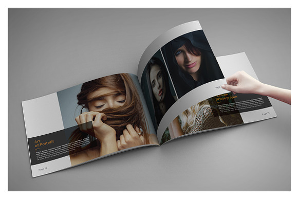 Minimal Photography Portfolio in Brochure Templates - product preview 5