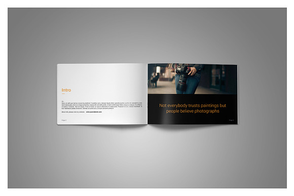 Minimal Photography Portfolio in Brochure Templates - product preview 8