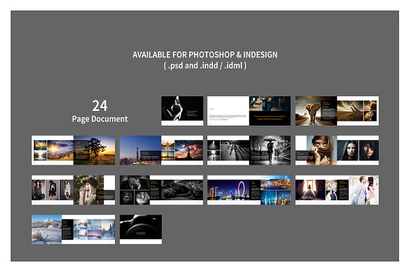 Minimal Photography Portfolio in Brochure Templates - product preview 15