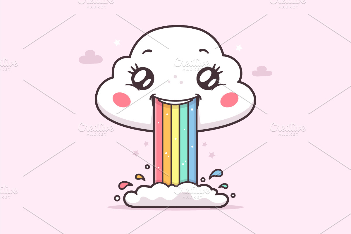 Rainbow Vomit in Illustrations - product preview 8