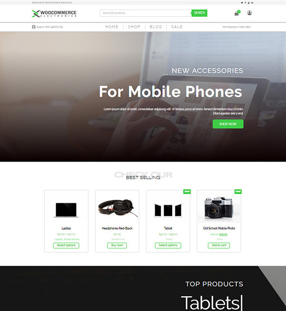 Futurio - FREE MultiPurpose WP theme in WordPress Commerce Themes - product preview 3