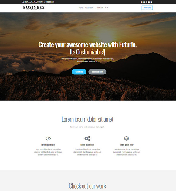 Futurio - FREE MultiPurpose WP theme in WordPress Commerce Themes - product preview 8