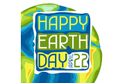Happy Earth Day card.