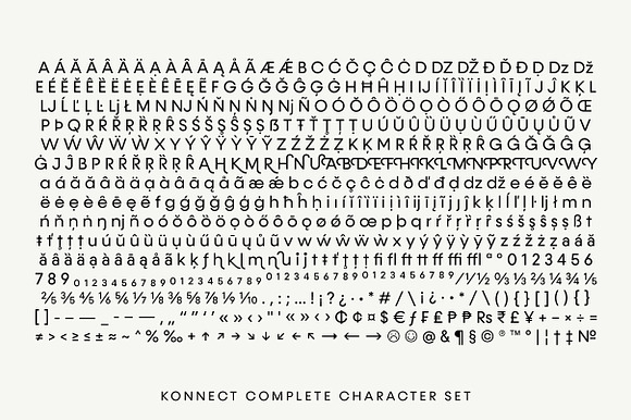 Konnect Font Family in Professional Fonts - product preview 11