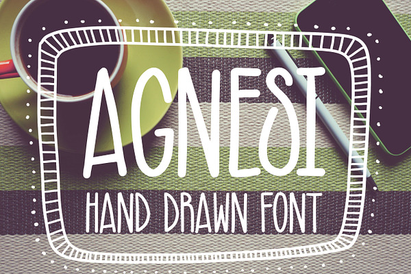 Agnesi Hand Drawn Font