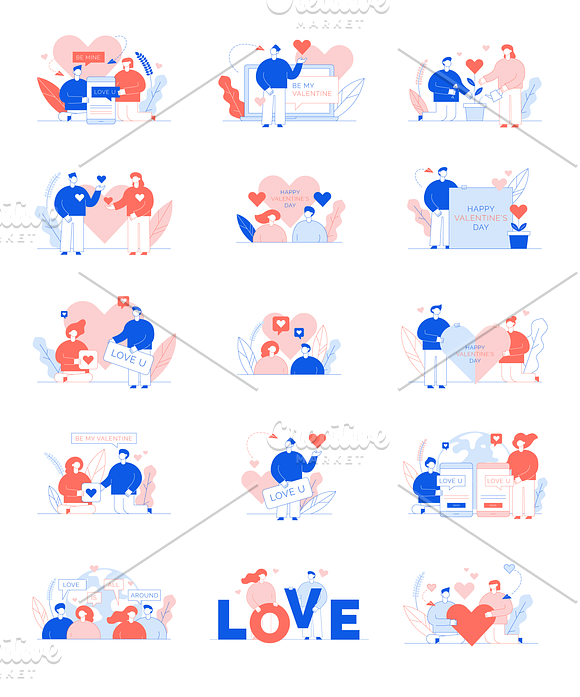 Big Lovers. Illustrations in Illustrations - product preview 2