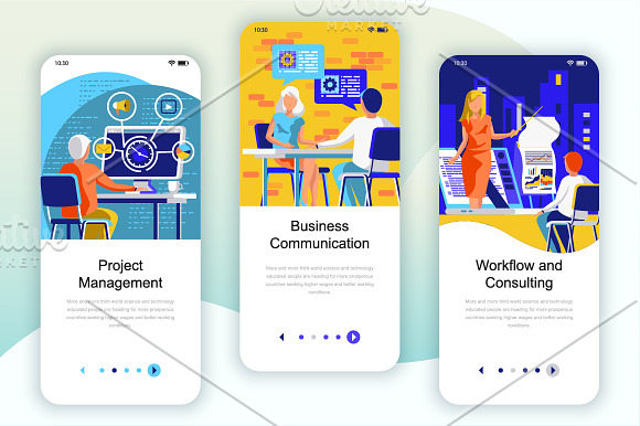 Onboarding Screens Mobile App in Instagram Templates - product preview 20
