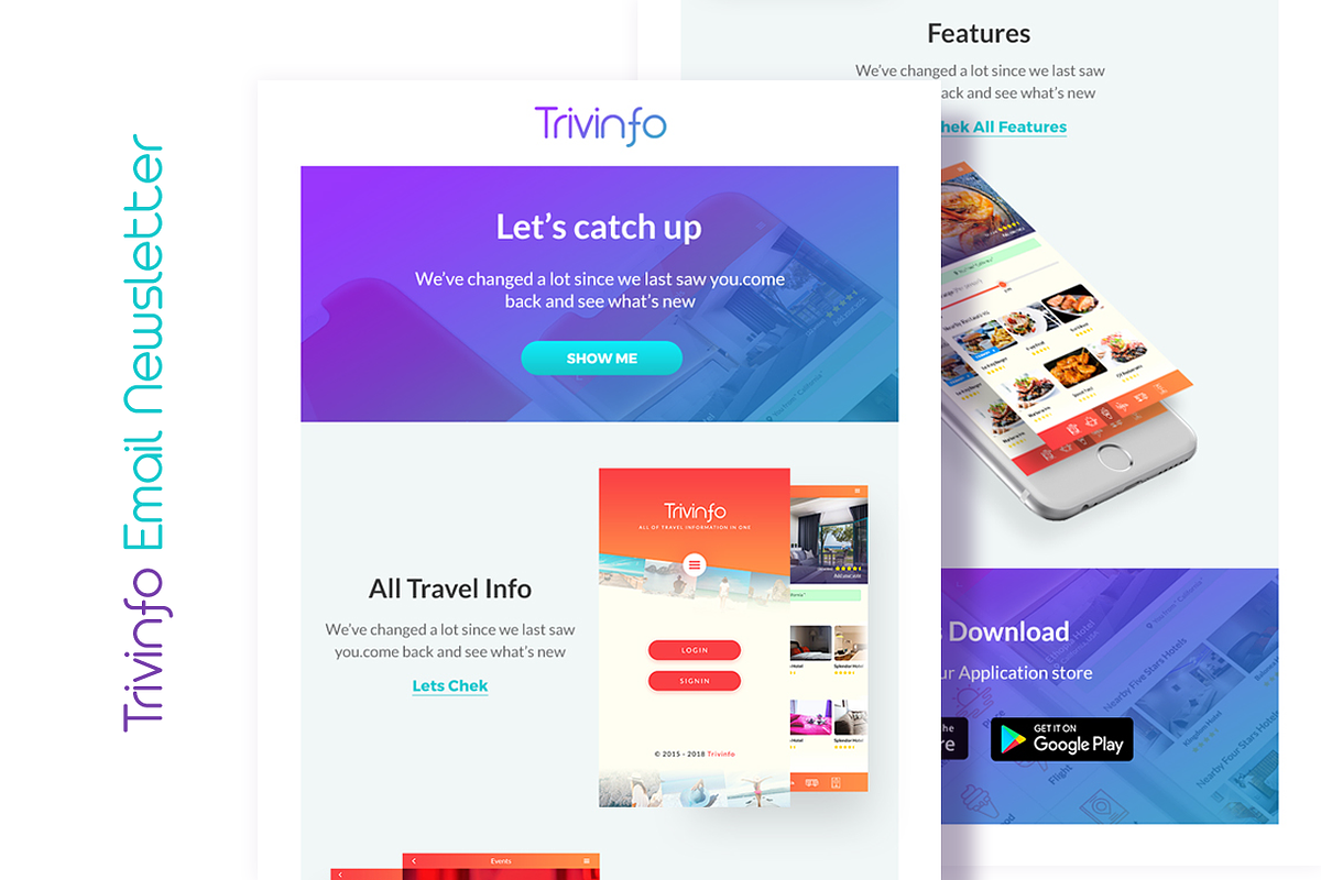 Email Newsletter - Trivinfo in Mailchimp Templates - product preview 8
