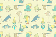 Birds Seamless Background pattern