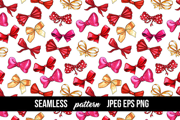 Bows and Ribbons Marker Clipart in Objects - product preview 8