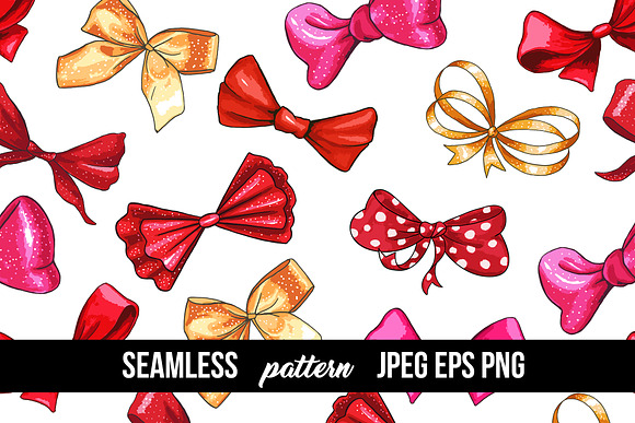Bows and Ribbons Marker Clipart in Objects - product preview 9