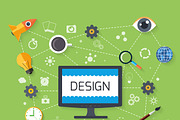Web Design and Development Concept