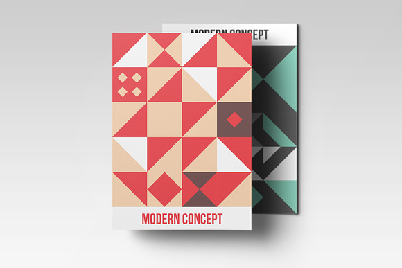 40 Geometric Cover for Print Design in Brochure Templates - product preview 7