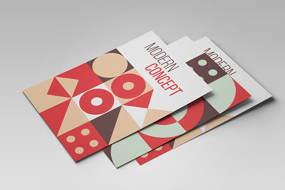 40 Geometric Cover for Print Design in Brochure Templates - product preview 10