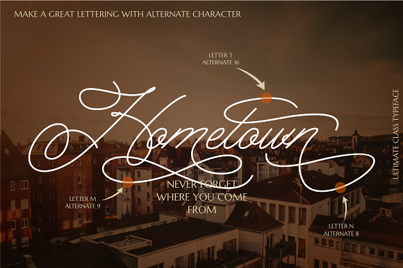 The Ultimate Class Script in Script Fonts - product preview 6