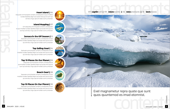 Travel Magazine in Magazine Templates - product preview 1
