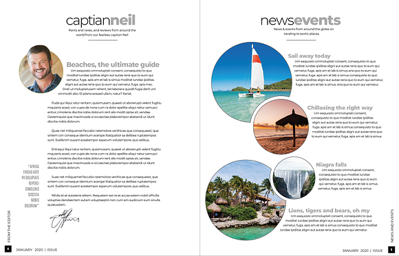 Travel Magazine in Magazine Templates - product preview 2